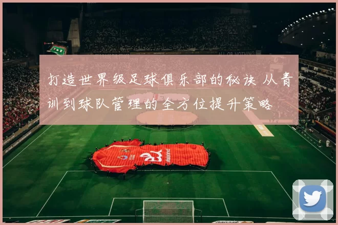 打造世界级足球俱乐部的秘诀 从青训到球队管理的全方位提升策略
